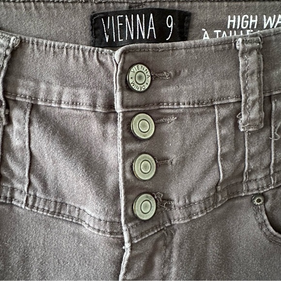 Vienna Jeans Grey Skinny Jeans High Waist Casual Denim - Size 9 - Picture 13 of 15